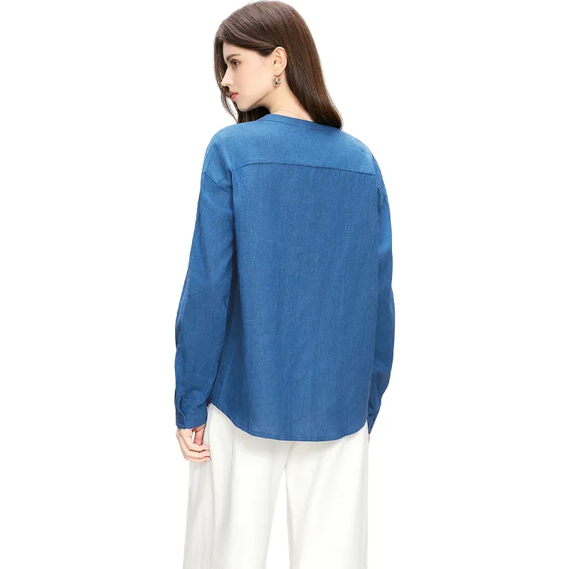 TOUCH Shirts Women's Dark Blue-1