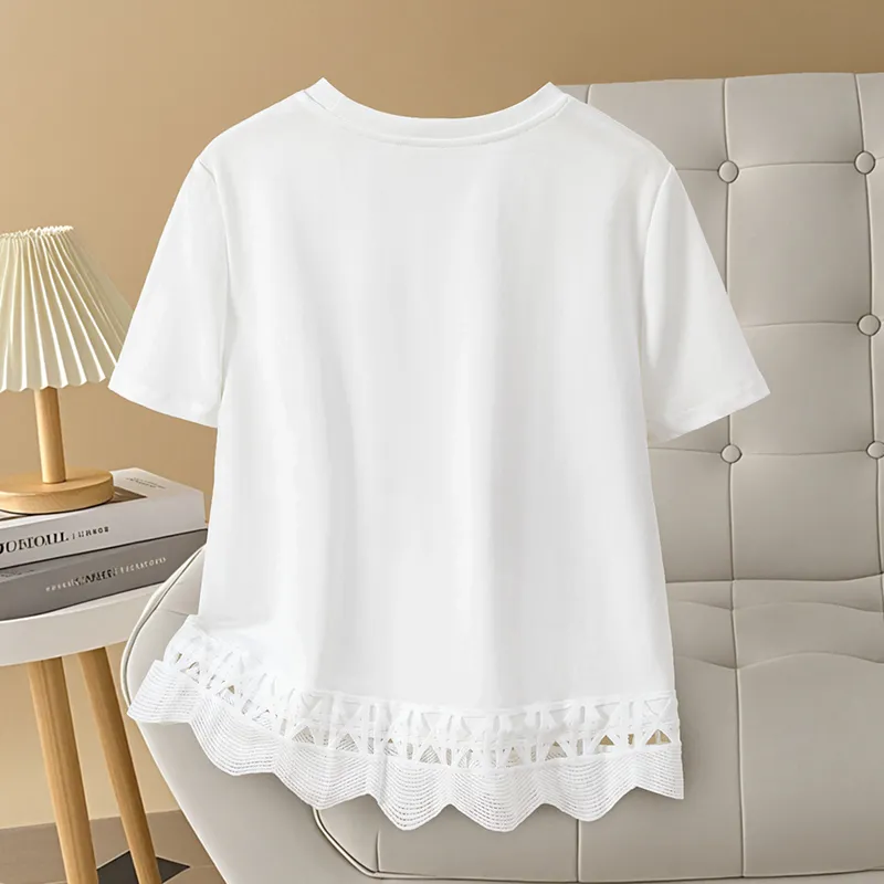 TOUCH Set in Sleeve T Shirt Women's-3
