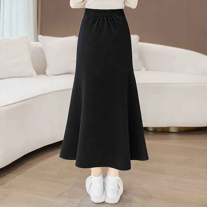 Cypress House Casual Long Skirt Women's Black-3
