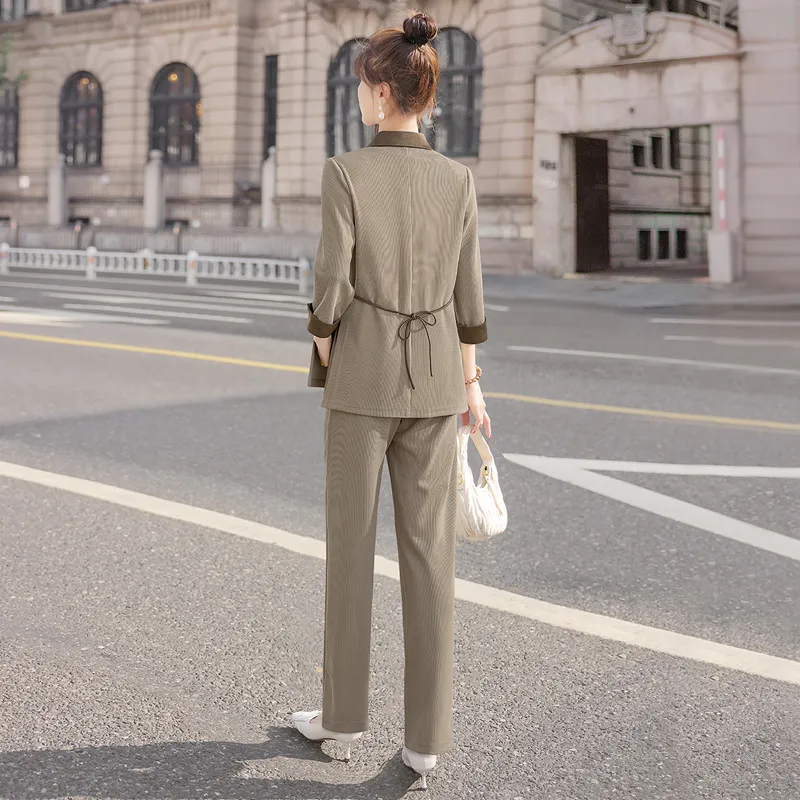 Cypress House Casual Suit Women's Light Coffee-2