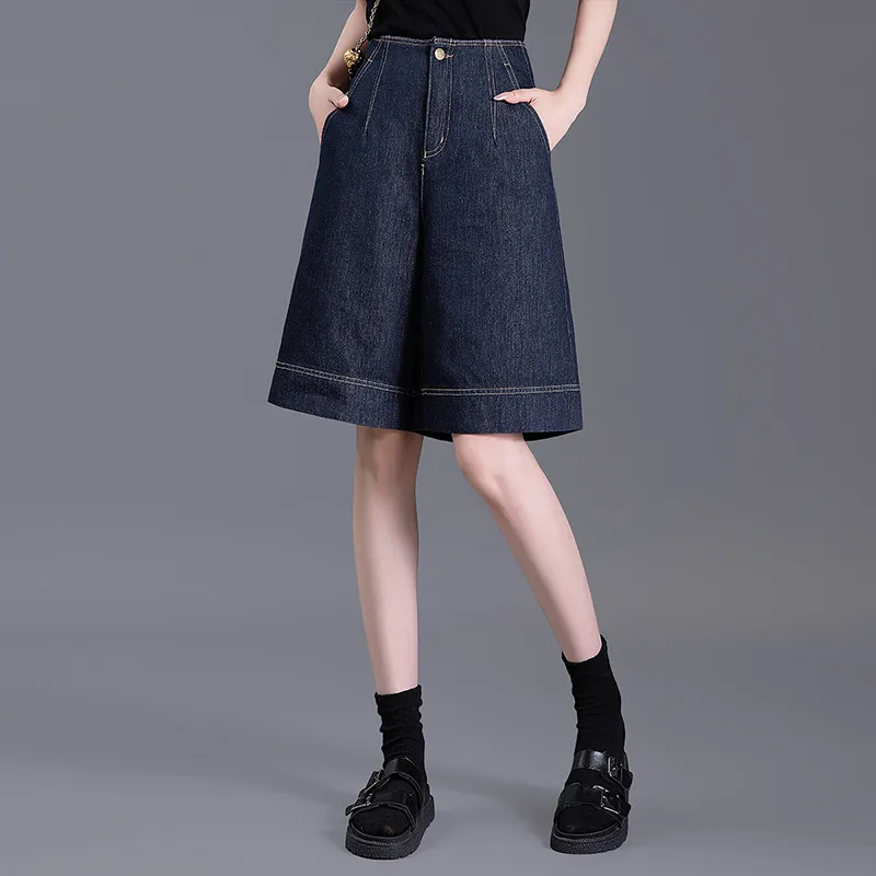 Cypress House Denim Shorts Women's Dark Blue-4