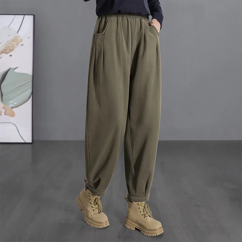 Cypress House Casual Pants Women's Dark Khaki-3