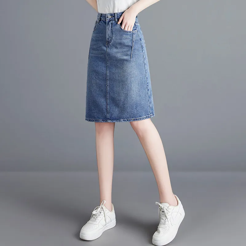 TOUCH Denim Short Skirts Women's-4