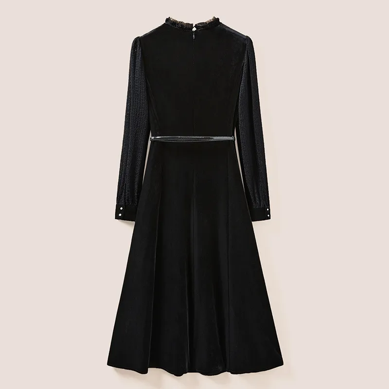 TOUCH Long Sleeved Dresses Women's Black-3