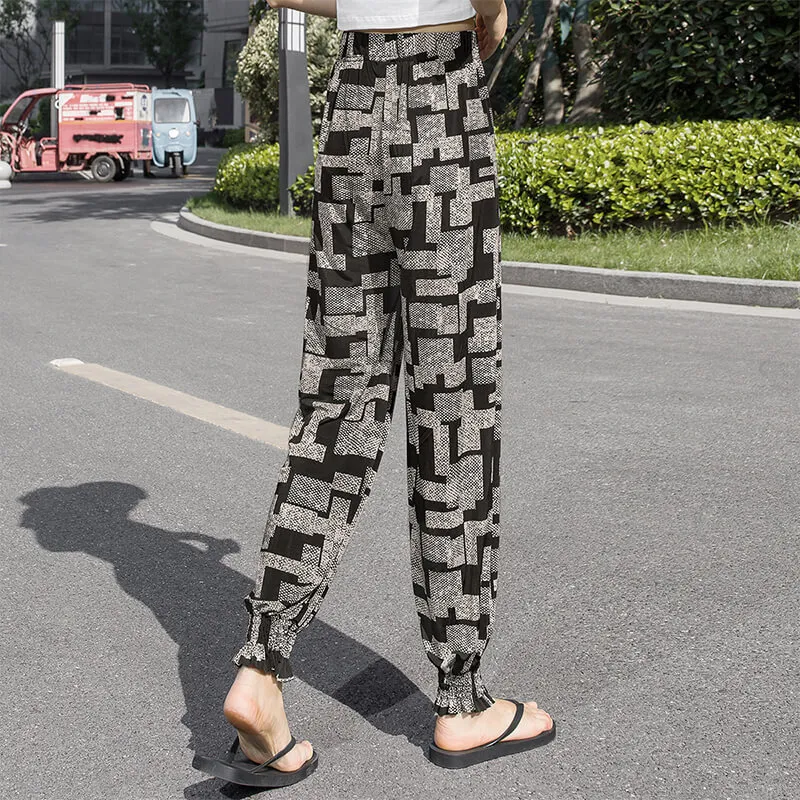 Cypress House Casual Pants Women's Black Rice Square-3