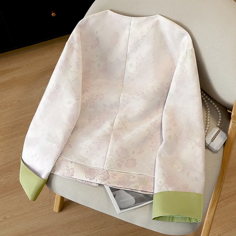 TOUCH Cropped Coat Women's Light Pink-3