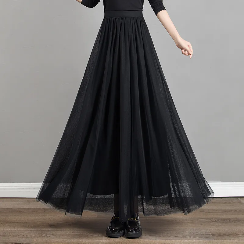 Cypress House Casual Long Skirt Women's Black-3