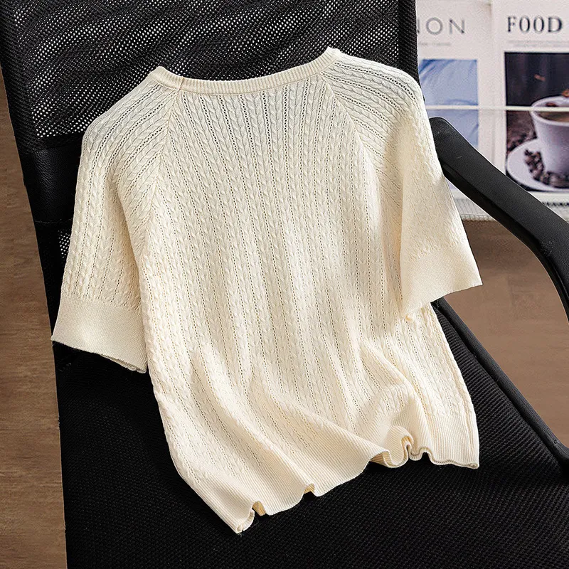 TOUCH Knitwear Women's Apricot-3