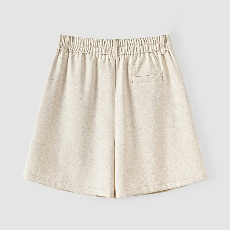 TOUCH Casual Shorts Women's Beige-3