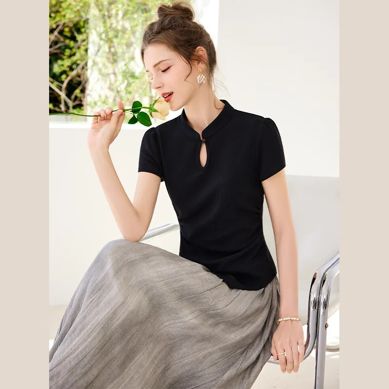 TOUCH T Shirts Women's Black-6