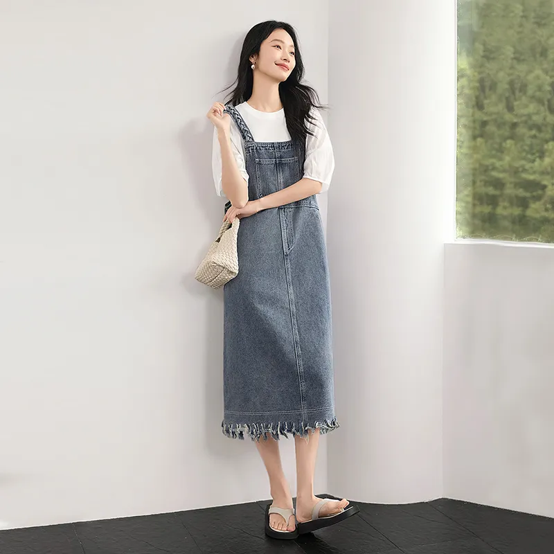 TOUCH Sleeveless Dress Women's Light Blue-2
