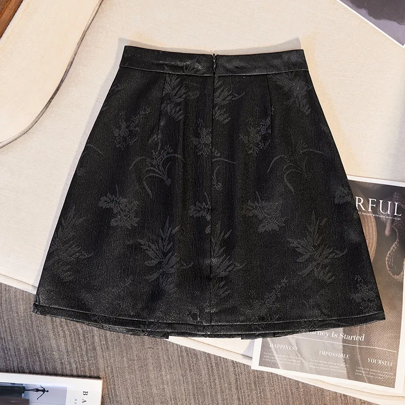 TOUCH Casual Short Skirts Women's Black-3