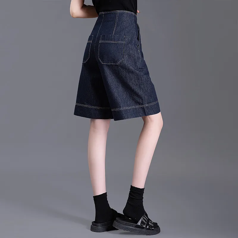 Cypress House Denim Shorts Women's Dark Blue-3