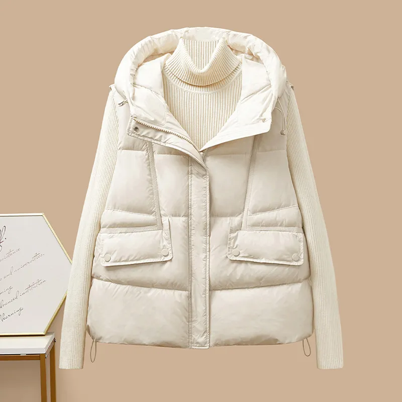 TOUCH Vests Women's Beige-2