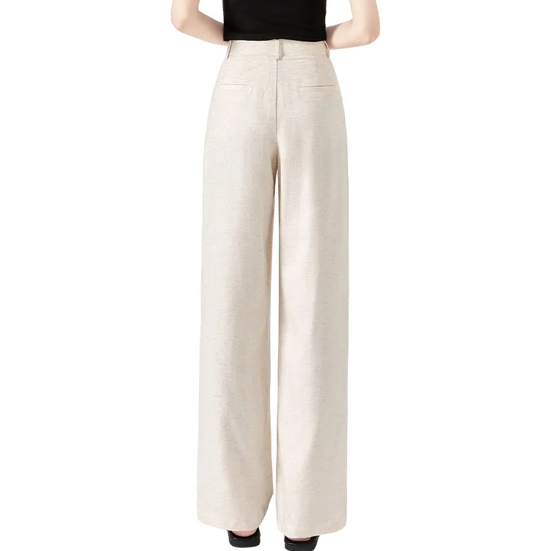 TOUCH Casual Pants Women's Beige-1
