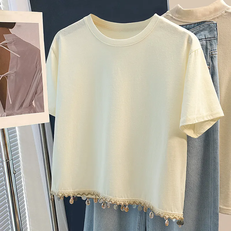 Cypress House T Shirts Women's Apricot-2