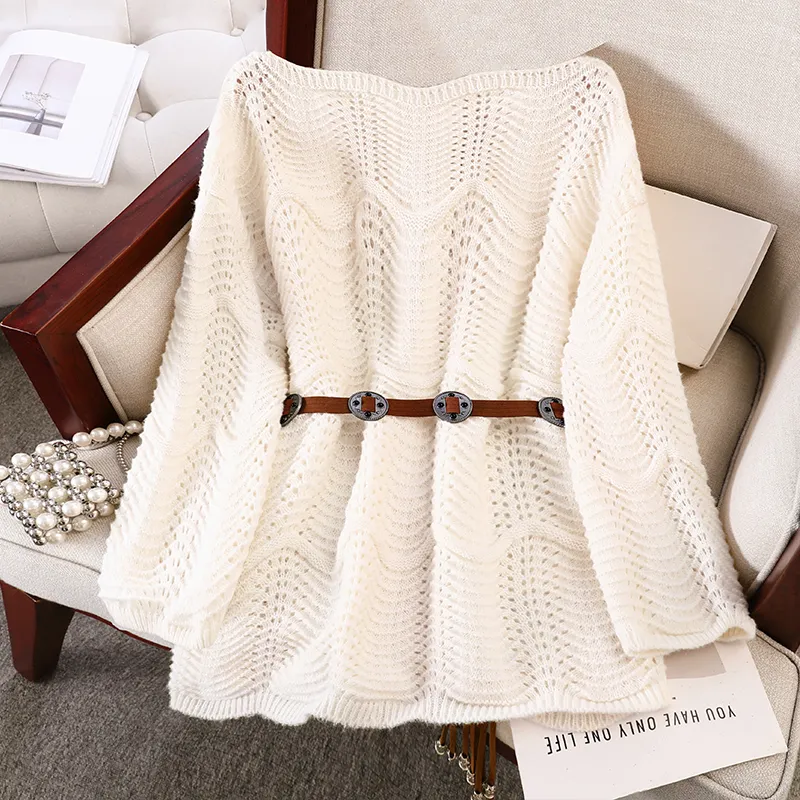 Cypress House Knitwear Women's Cream White-3