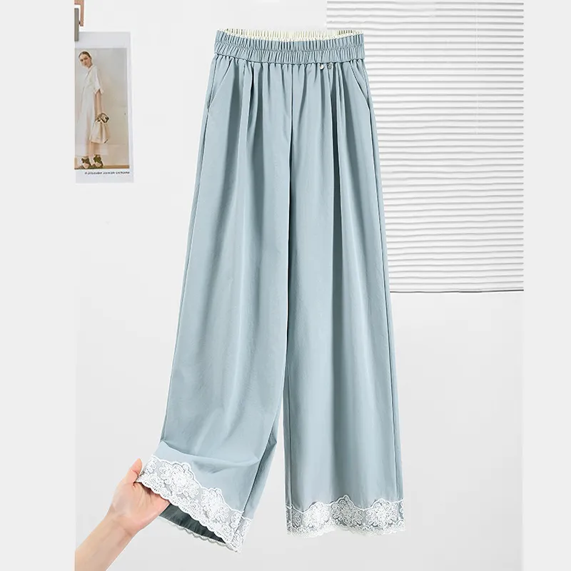 Cypress House Casual Pants Women's Light Blue-2