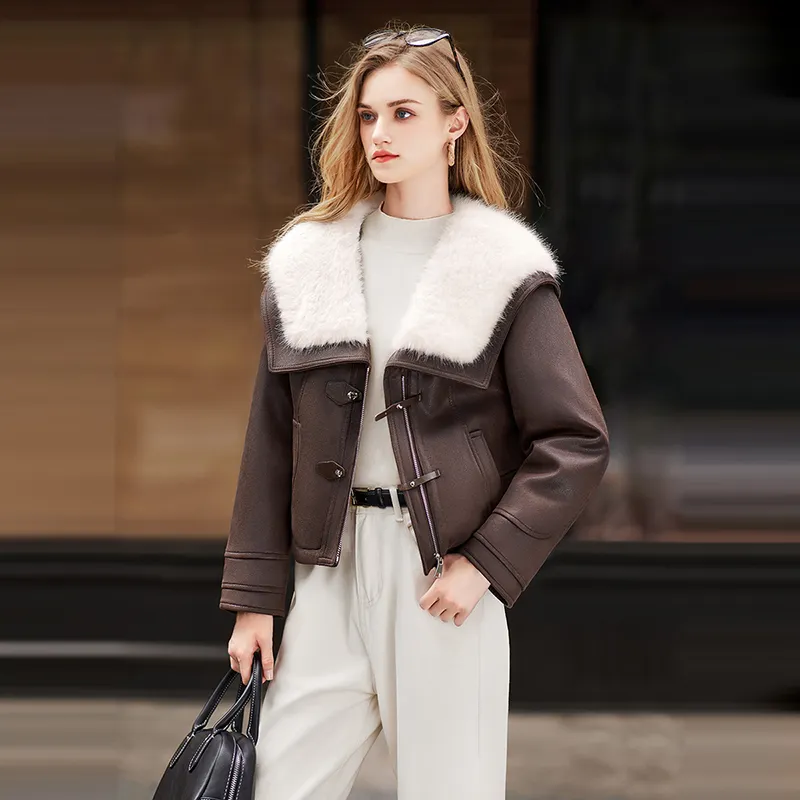 TOUCH Down Jacket Women's Dark Coffee-5