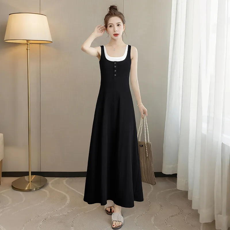 Cypress House Slip Dress Women's Black-2