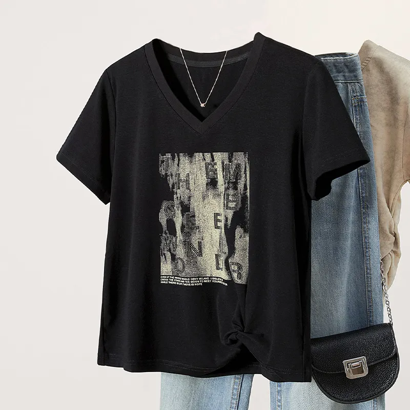 TOUCH T Shirts Women's Black-2