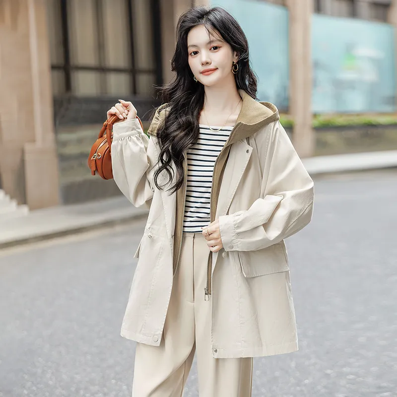 Cypress House Trench Coat Women's Beige-5