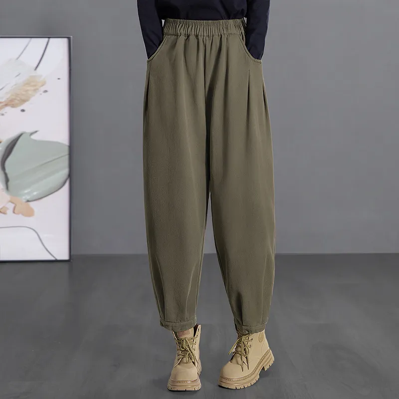 Cypress House Casual Pants Women's Dark Khaki-7