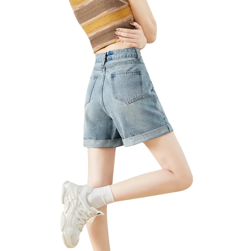 TOUCH Denim Shorts Women's Light Blue-1