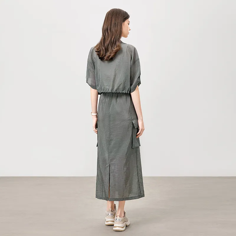 TOUCH Skirt Set Women's Dark Green-2