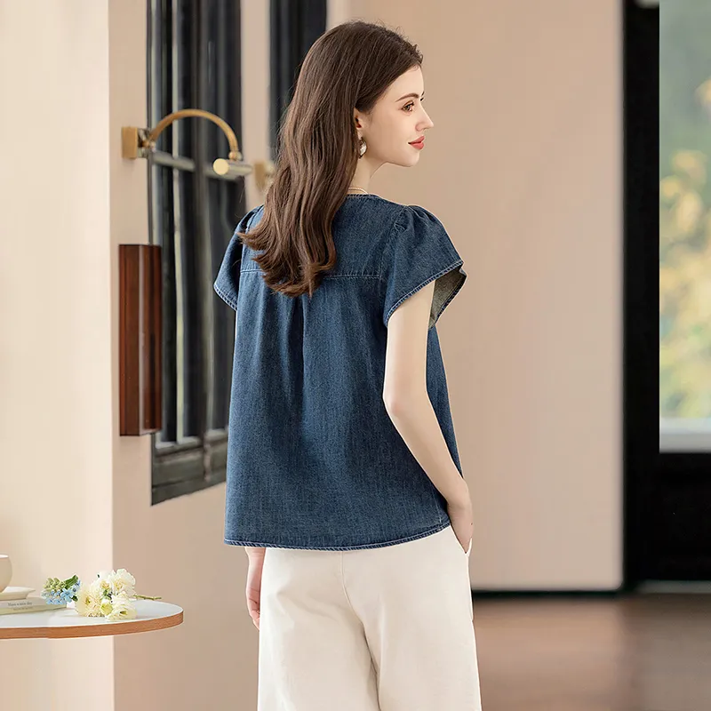 TOUCH Shirts Women's Dark Blue-3