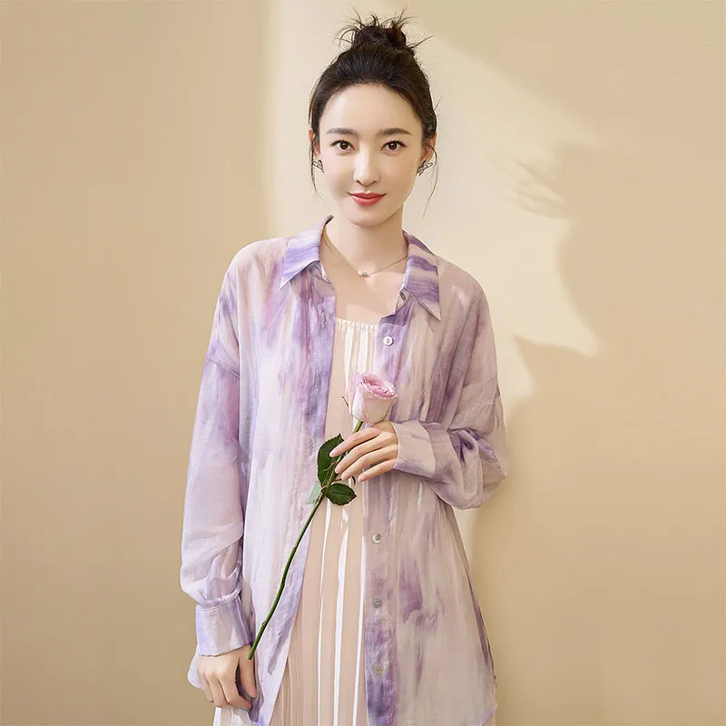 Cypress House Shirt Women's Purple-1