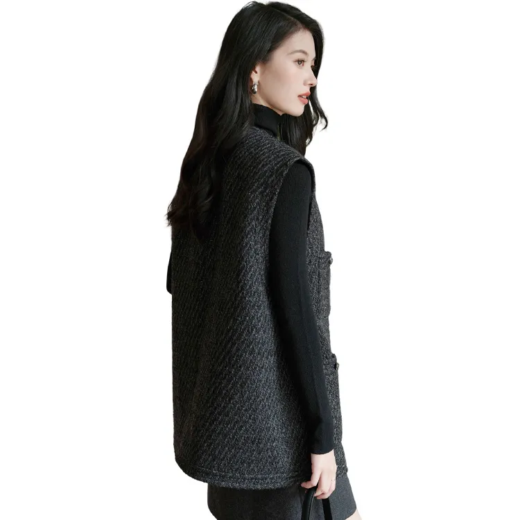 Cypress House Vest Women's Black Gray-1