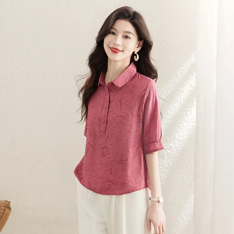 Cypress House Shirt Women's Orange Red-4