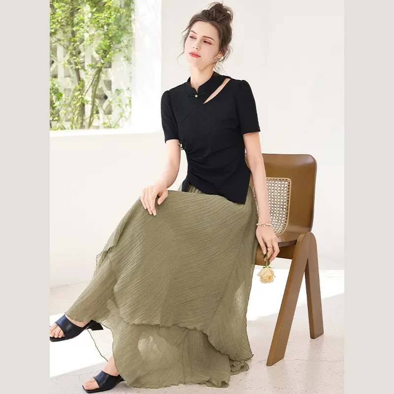 TOUCH Two Piece Skirt Sets Women's-6
