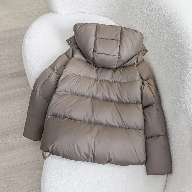 TOUCH Down Jacket Women's Dark Coffee-3