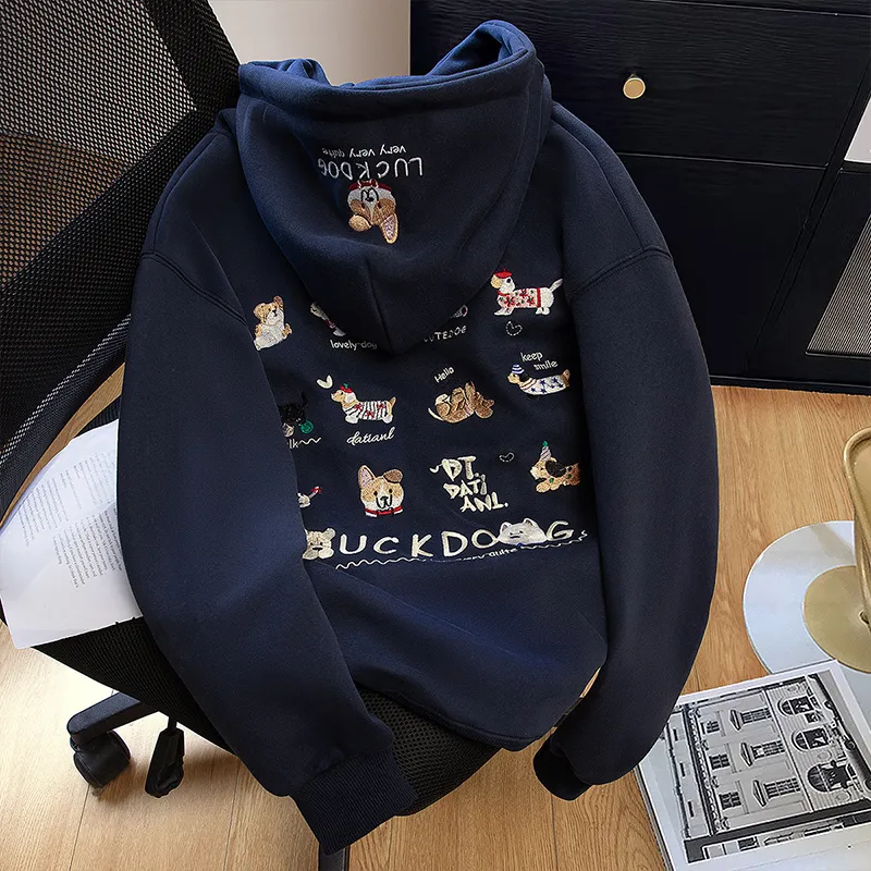 Cypress House Sweatshirt Women's Navy Blue-3