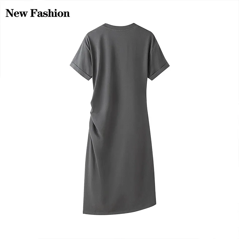 Cypress House Short Sleeved Dress Women's Dark Gray-3