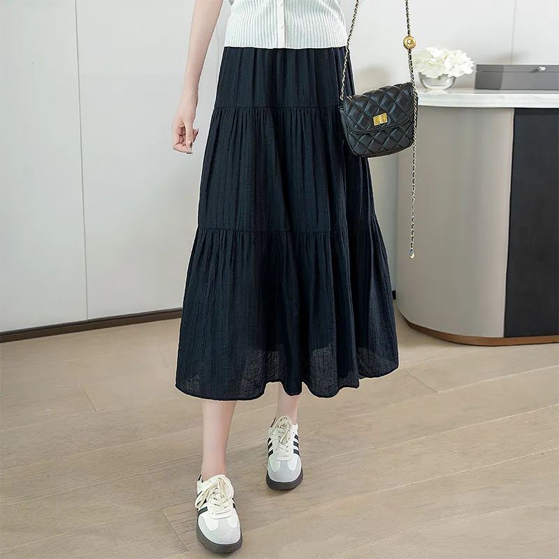 Cypress House Casual Long Skirts Women's Black-2