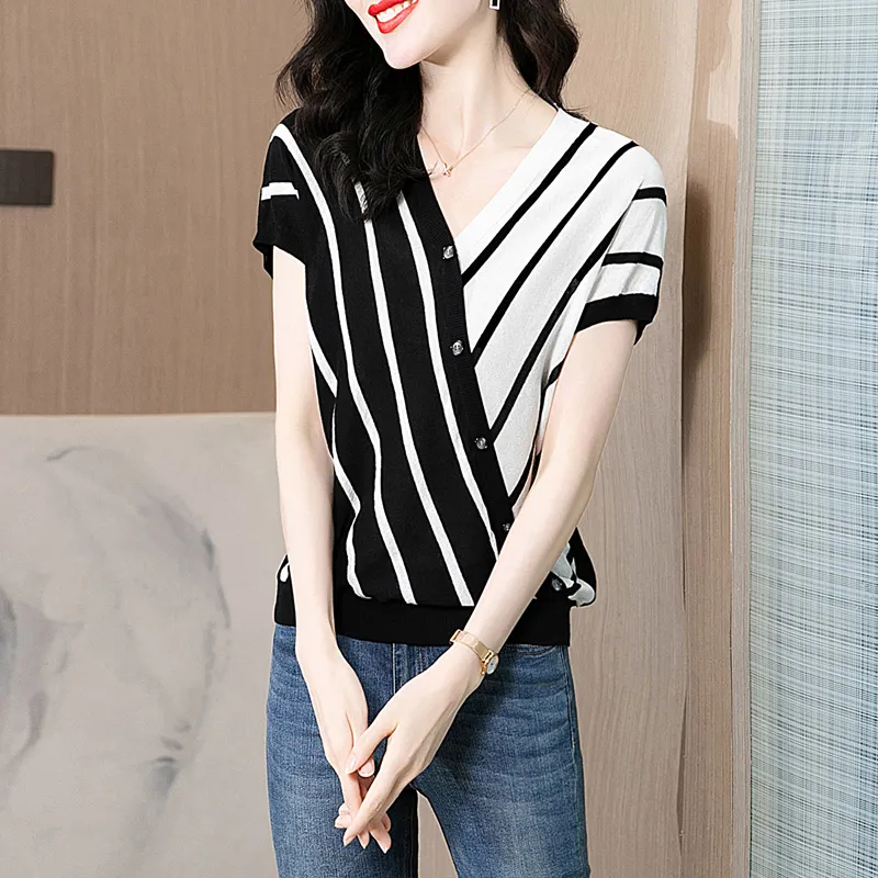 Cypress House Knitwear Women's Black White-6