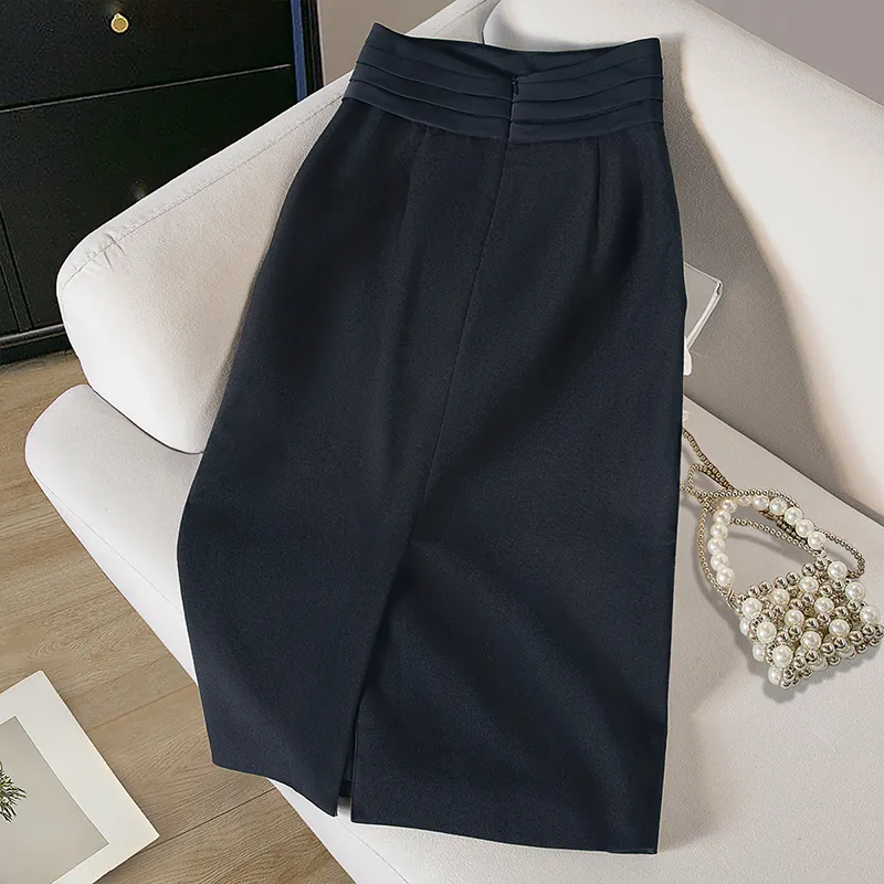 Cypress House Casual Long Skirt Women's Black-3