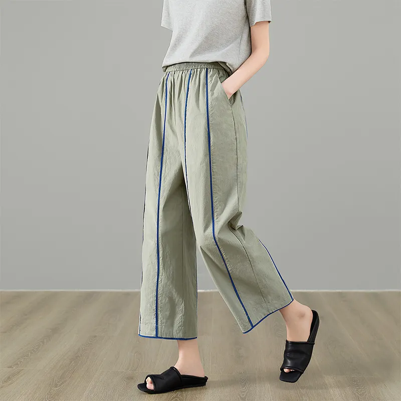 TOUCH Casual Pants Women's Army Green-3