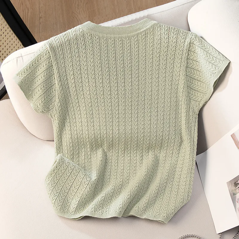 Cypress House Knitwear Women's Pea Green-3