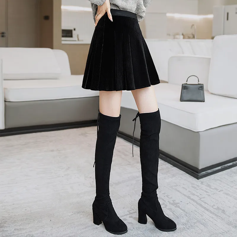 Cypress House Casual Short Skirts Women's Black-5