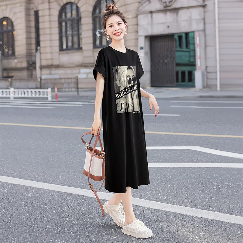 Cypress House Short Sleeved Dress Women's Black-5