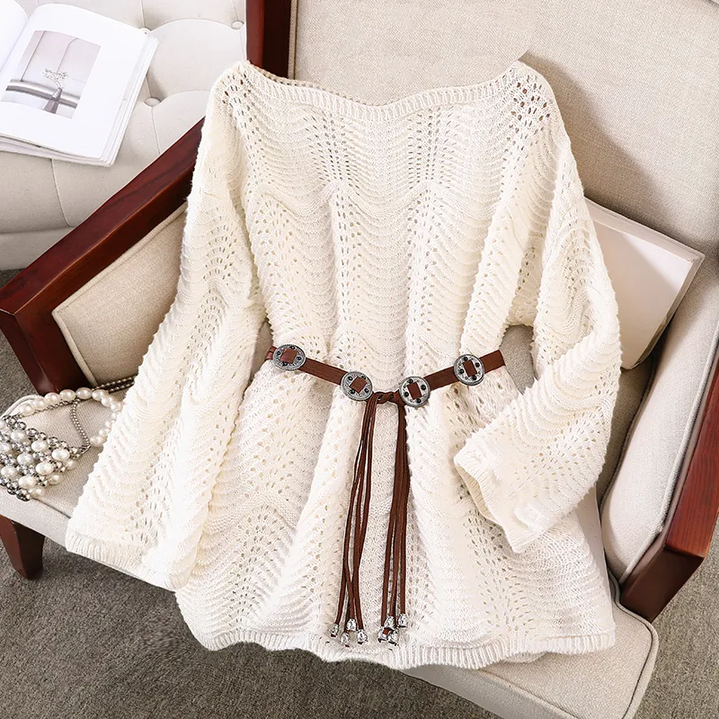 Cypress House Knitwear Women's Cream White-2