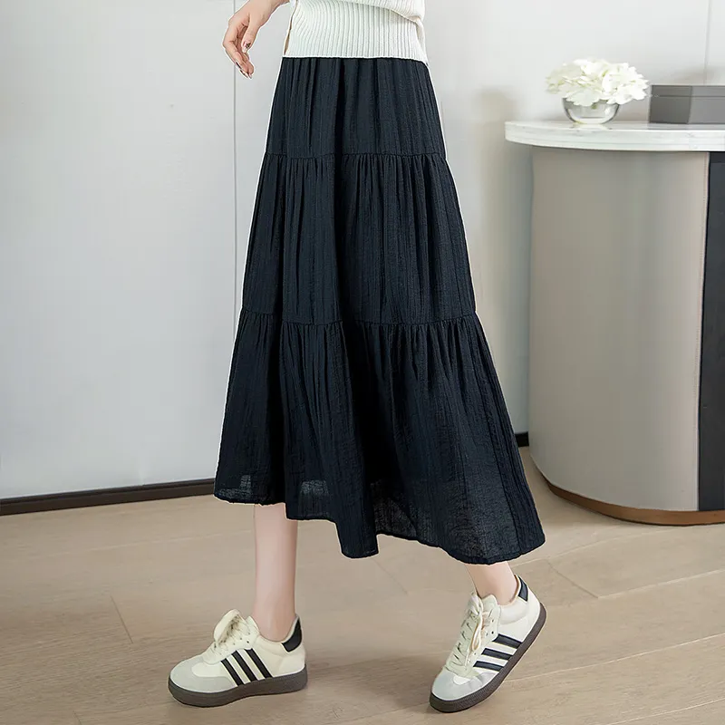 Cypress House Casual Long Skirts Women's Black-4