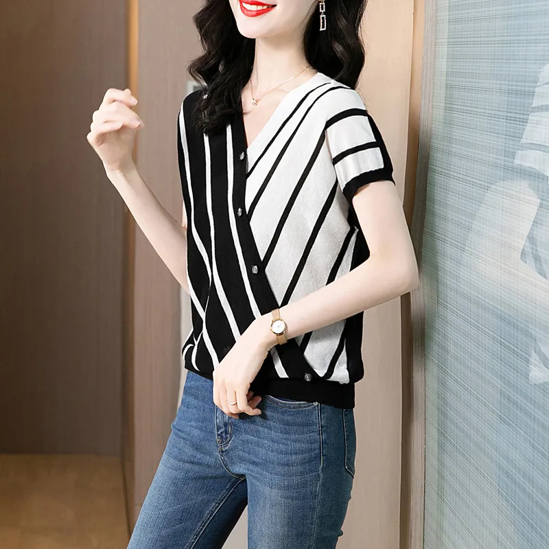 Cypress House Knitwear Women's Black White-5