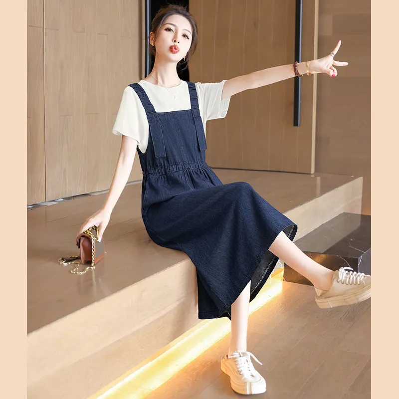 Cypress House Sleeveless Dress Women's Dark Blue-5