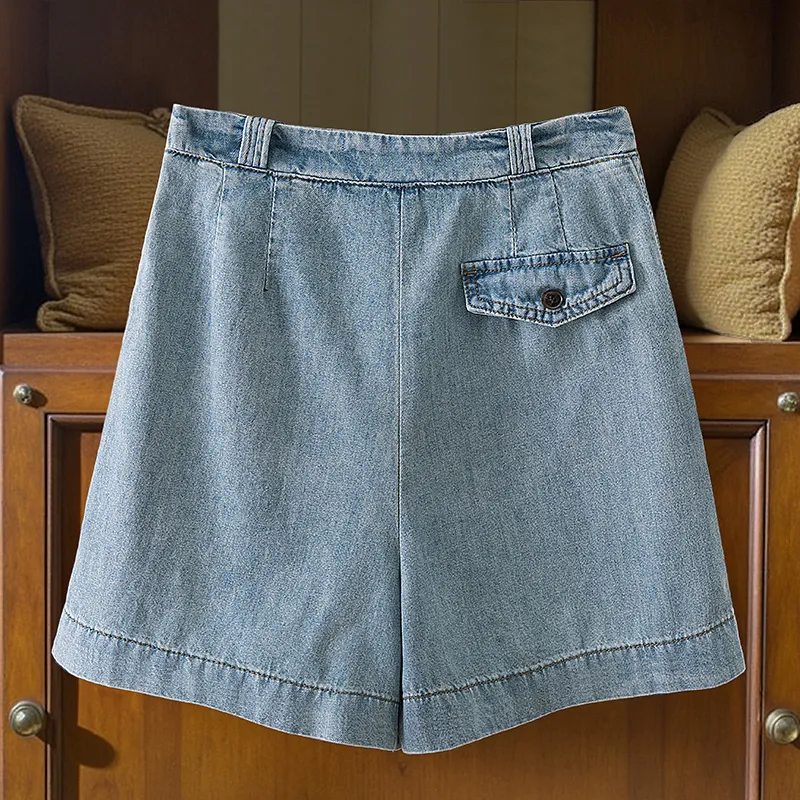 Cypress House Denim Shorts Women's Dark Blue-11