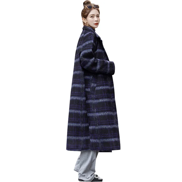 Cypress House Coat Women's Purple Plaid-0